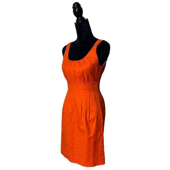 J. Crew Factory Sleeveless Sheath Dress in Coral Size 2 - Picture 8 of 16